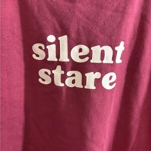 vintage NWT! Torid  Pink Graphic Sweatshirt 1X Silent  Stare